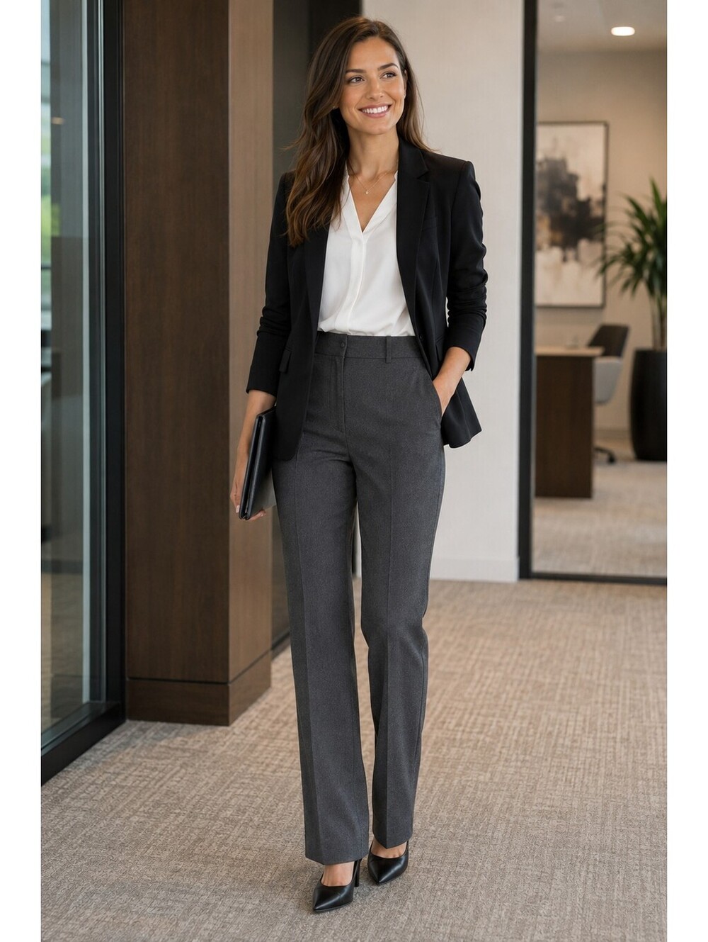 Talbots | 4 | Gray Windsor Dress Pants